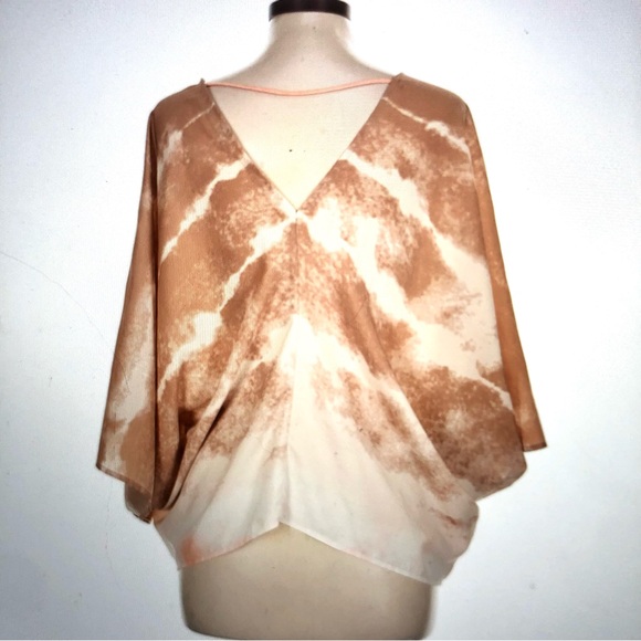 Ramona LaRue by Arianne Silk Tie Dye Top Sz L - Picture 4 of 9